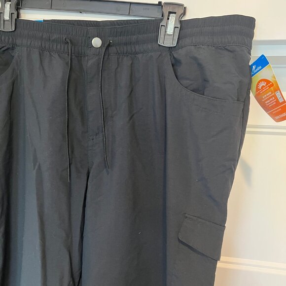 Columbia Black NWT Women Size XL Silver Ridge Utility Capris Hiking Camping - Picture 3 of 8